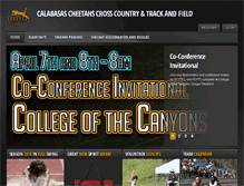 Tablet Screenshot of calabasascheetahs.com